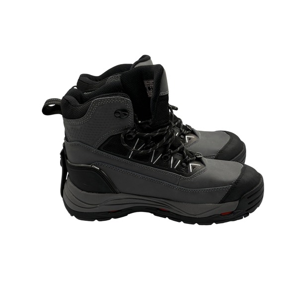 Korkers Tundra Ridge Winter Boots Mens 9.5 Gray New Waterproof Thinsulate 200g